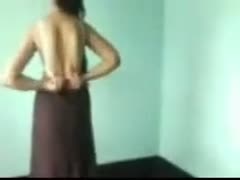 Petite non-professional Indian slutwife stripteases on intimate movie 